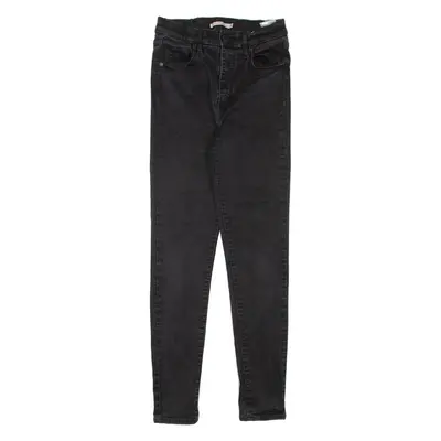 LEVI'S Mile High Womens Jeans Black Slim Skinny W24 L28