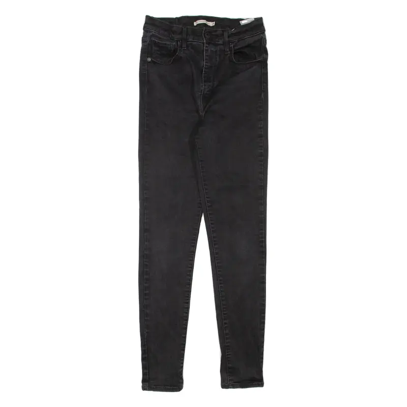 LEVI'S Mile High Womens Jeans Black Slim Skinny W24 L28