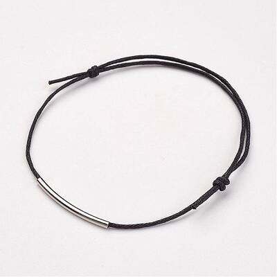 Waxed Cotton Cord Bracelets