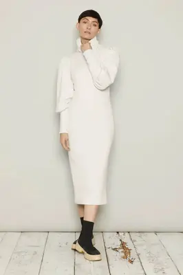 Brynja Dress (White) | size: XL