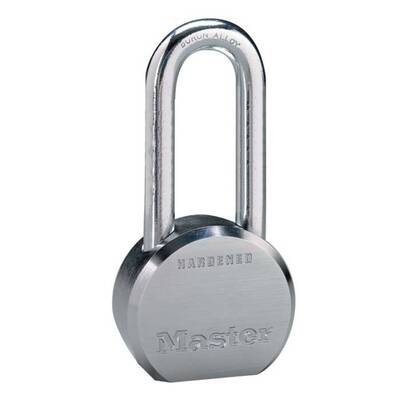 Master Lock Pro Series Solid Steel Padlock, 5-Pin, Keyed Different, Body Width: 2-1/2 (64Mm), Shackle Length: 2 (51Mm), Sha...
