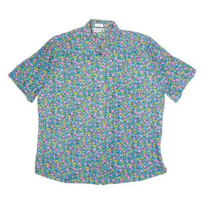 STURZENEGGER Womens Printed Blouse Blue Floral L