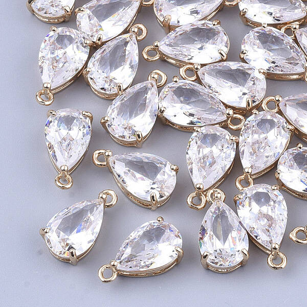 Transparent Glass Charms