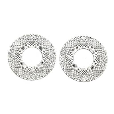201 Stainless Steel Laser Cut Connector Charms