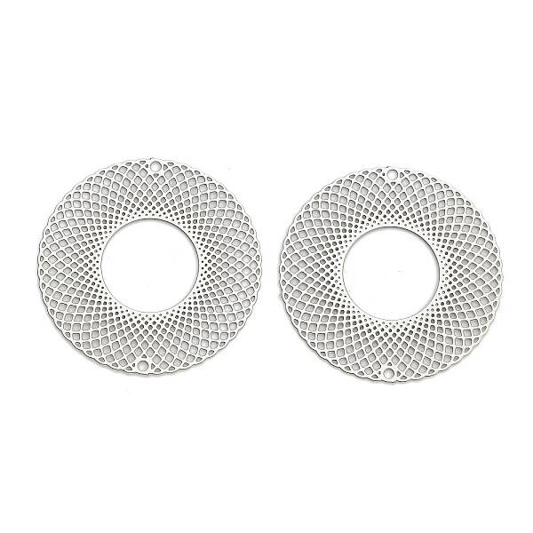 201 Stainless Steel Laser Cut Connector Charms