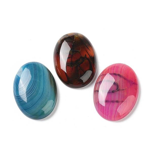 Natural Striped Agate/Banded Agate Cabochons
