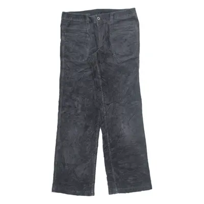 THE NORTH FACE Corduroy Trousers Black Regular Bootcut Womens W32 L30