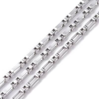 Tarnish Resistant 304 Stainless Steel Box Chains