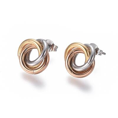 304 Stainless Steel Stud Earrings