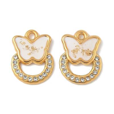 304 Stainless Steel Enamel Pendants