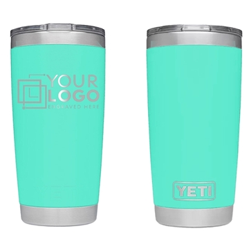 48 Custom Yeti Rambler 20 oz Tumbler - MagSlider Lid