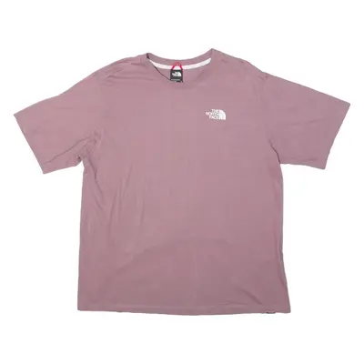 THE NORTH FACE Mountain Womens T-Shirt Purple XL