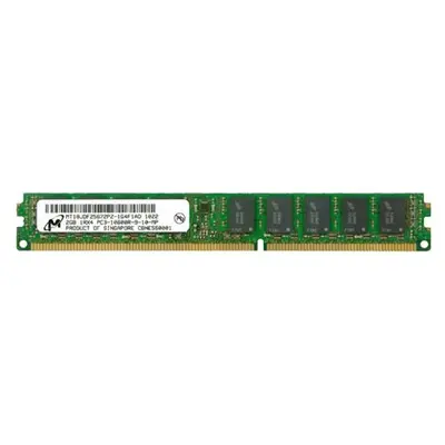 Micron MT18JDF25672PZ-1G4F1AD | 2GB DDR3-1333MHz PC3-10600 ECC Registered VLP RDIMM CL9 1Rx4 1.5V 240-Pin Memory Module
