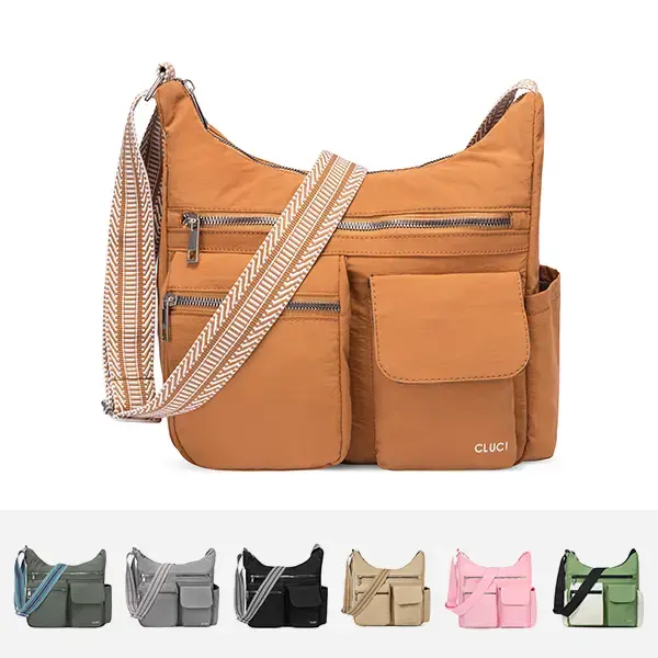 CLUCI falldealsforyou Waterproof Nylon Crossbody Bags For Women Trendy Fashion Lightweight Shoulder Bag REID Purse For Ladies...