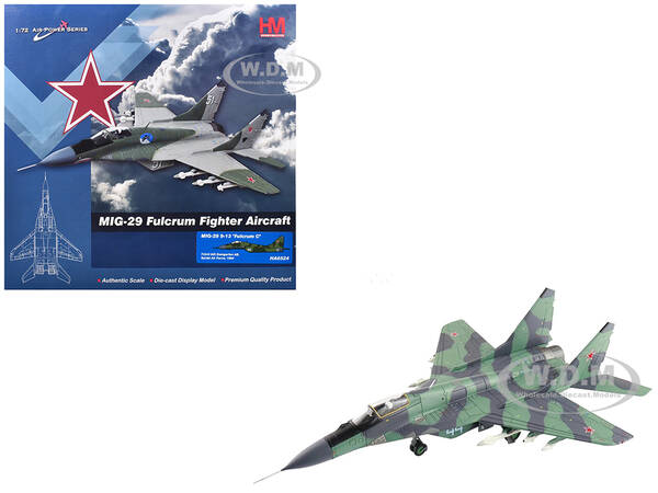 Mikoyan MIG-29 Fulcrum C Aircraft 733rd IAP Damgarten Air Base (1994) Soviet Air Force Air Power Series 1/72 Diecast Model by...
