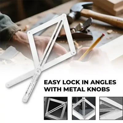 New Premium Corner Angle Finder, Stainless Steel Protractor Digital Angle Finder withScales, Miter Saw Bevel Gauge and Corner...