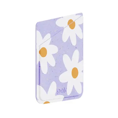 Daisy Lavender Phone Case Card Holder 