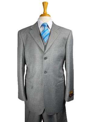 Plus Size Mens Suits - Plus Size Business Suits LT-Gray