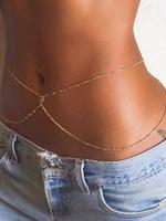 Women's Elegant Waist Chain, Fashionable Sexy Body Chain, Perfect for Summer Beach Party Or Birthday Or Mother's Day Gift