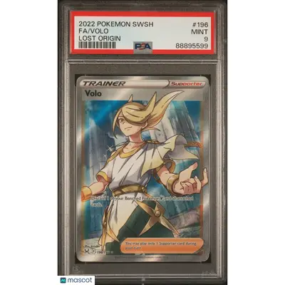 PSA 2022 Pokémon TCG Sword & Shield FA #196 9