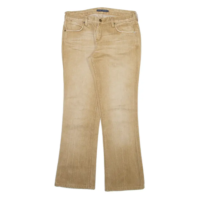 RALPH LAUREN Womens Jeans Beige Regular Bootcut W30 L30