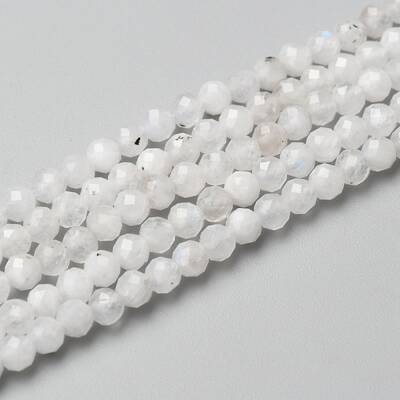 Natural Rainbow Moonstone Beads Strands