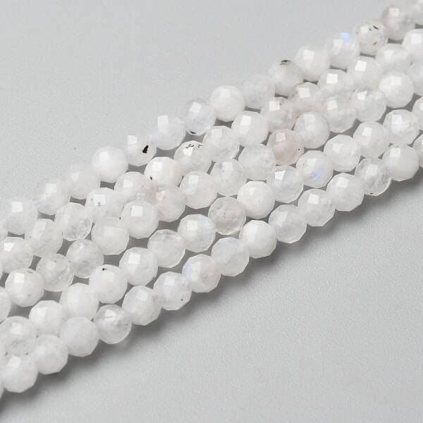Natural Rainbow Moonstone Beads Strands