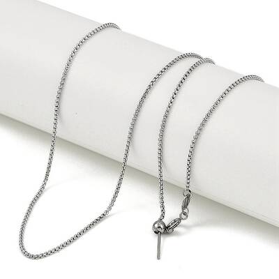 304 Stainless Steel Bx Chains Necklaces