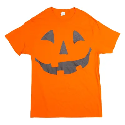 FRUIT OF THE LOOM Pumpkin Mens T-Shirt Orange M