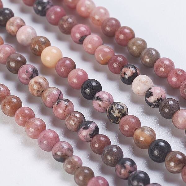 Natural Rhodonite Beads Strands