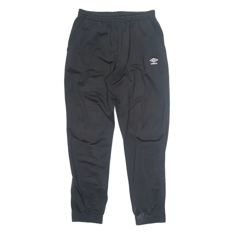 UMBRO Mens Joggers Black Tapered L W32 L32