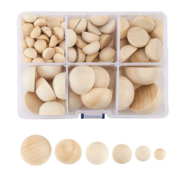 Unfinished Wood Cabochons