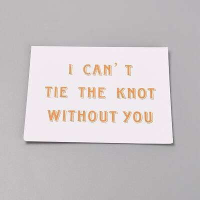 Rectangle Custom Word Pattern Paper Cards