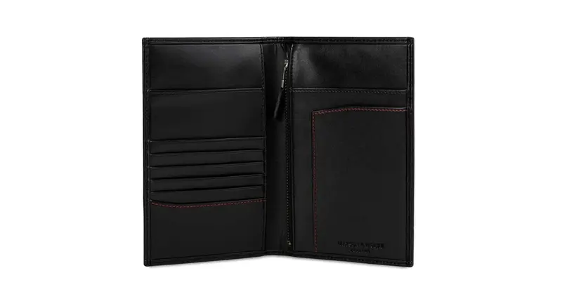 Travel Document Wallet in Black