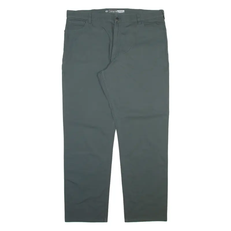CARHARTT Mens Trousers Grey Relaxed Straight W42 L34