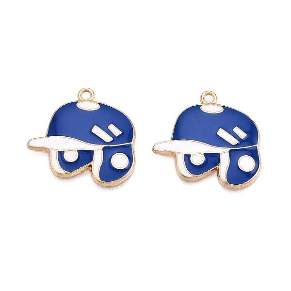 Rack Plating Alloy Enamel Pendants