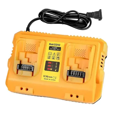 DCB102 Replacement for Dewalt Battery Charger Station, Compatible with Dewalt 12V/20V Battery Charger, Compatible with Dewal...