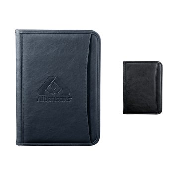 40 Custom Executive DuraHyde Zippered Padfolio with FSC Mix Paper ...