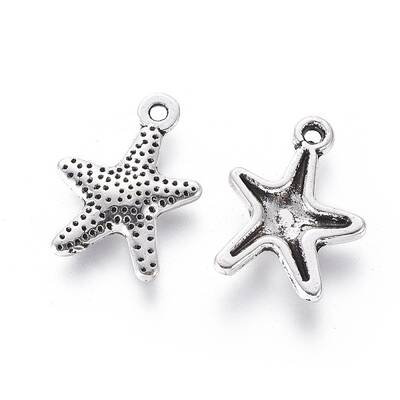 Tibetan Style Alloy Starfish/Sea Stars Pendants