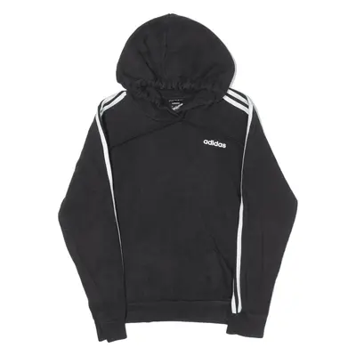 ADIDAS Hoodie Black Pullover Womens S