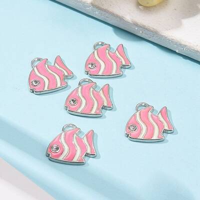 Alloy Enamel Pendants