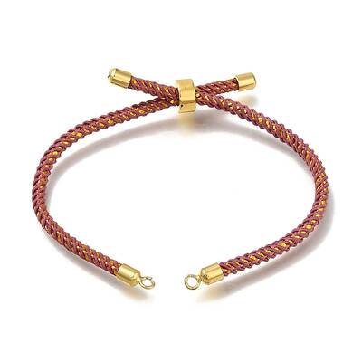 Braided Cotton Cord Slider Bracelet Making