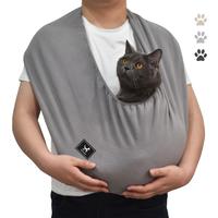 L Cat Bonding Sling Critter Carrier Up to 20 lbs Cuddler for Small & Medium Dogs, Cats, Bunnies, Baby Goats, Chickens and Mor...