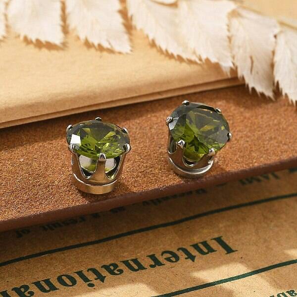 Cubic Zirconia Clip-on Earrings