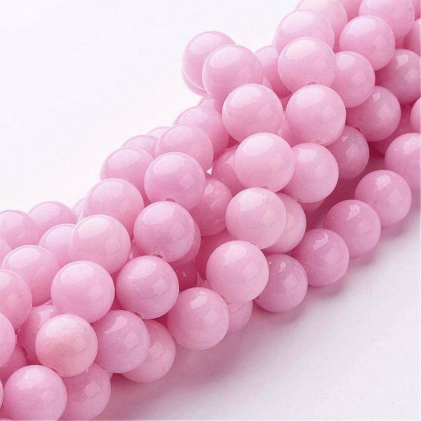 Natural Mashan Jade Round Beads Strands