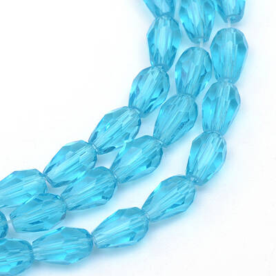 Transparent Glass Bead Strands