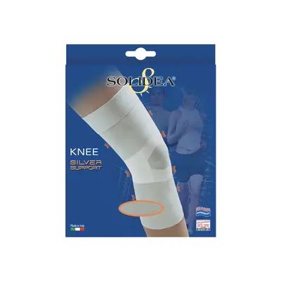 Solidea Silver Support Knee Ccl2 Knee Brace Compression 23 32mmHg S White