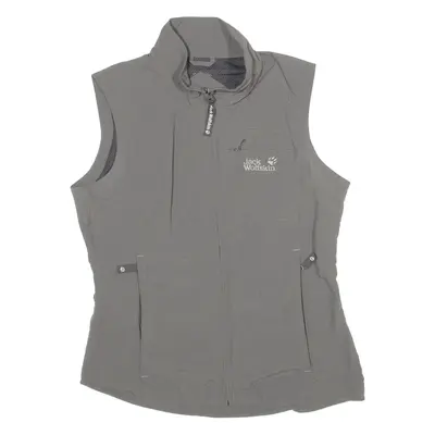 JACK WOLFSKIN Mesh Lined Womens Gilet Green M
