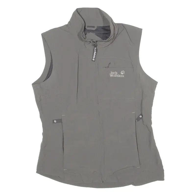 JACK WOLFSKIN Mesh Lined Womens Gilet Green M