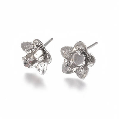 Tarnish Resistant 304 Stainless Steel Stud Earring Findings